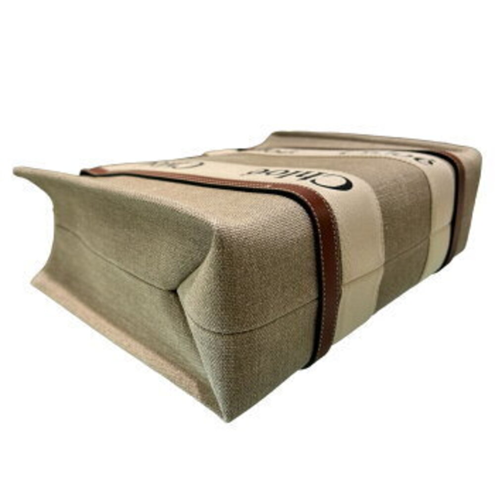 Chloe Tote Bag Canvas Beige - Picture 4 of 8